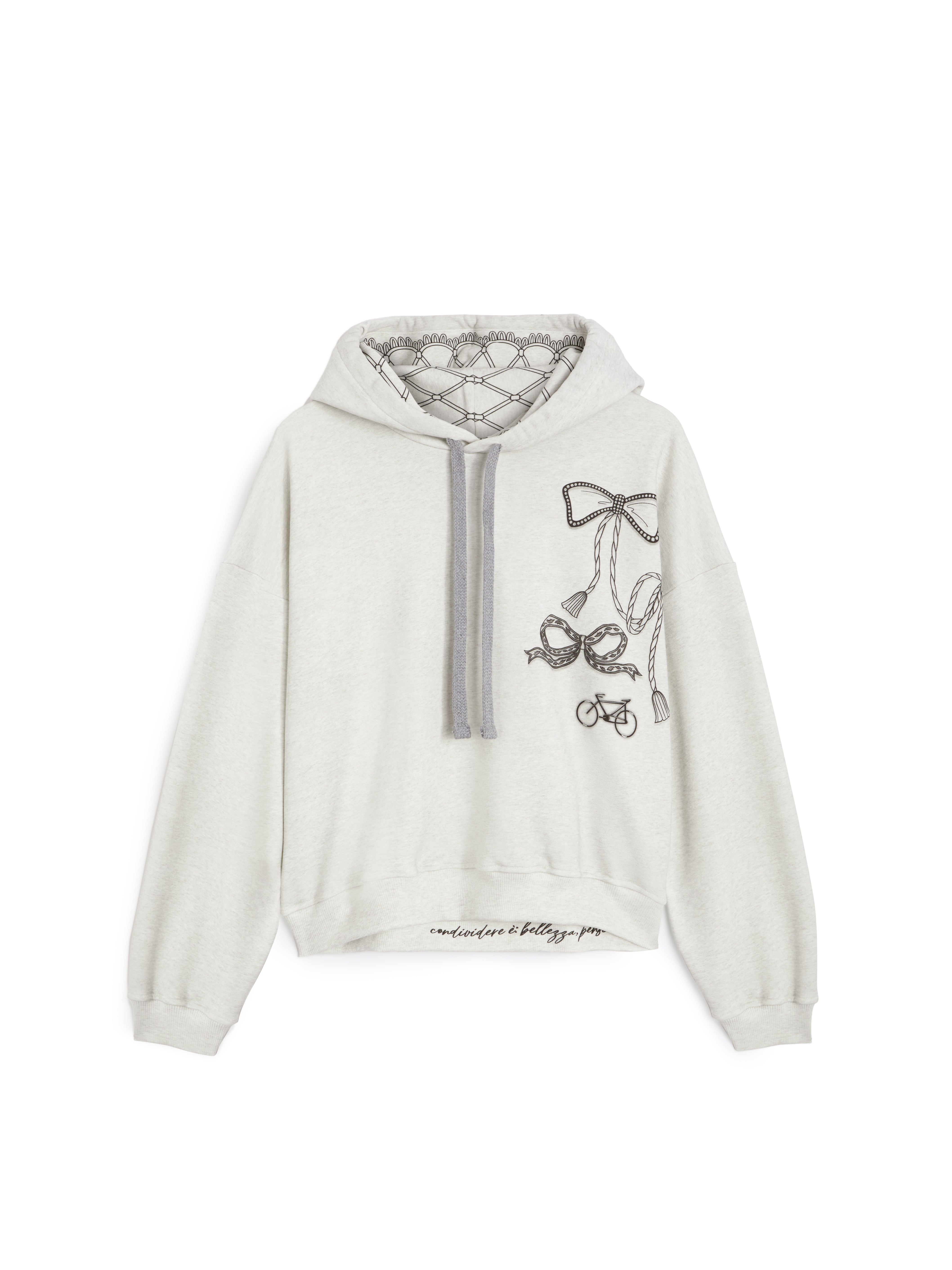 Felpa con cappuccio unisex